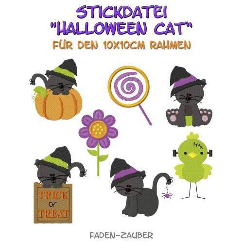 Halloween Cat für den 10x10cm Rahmen