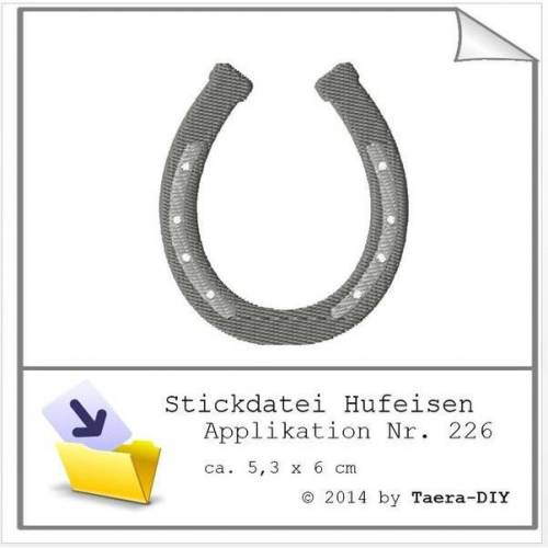 Stickdatei Hufeisen Nr . 226