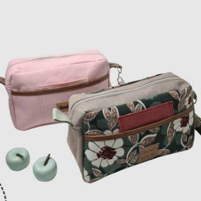 PDF Schnittmuster und Nähanleitung Kosmetiktasche Neilani, Kulturtasche, Windeltasche