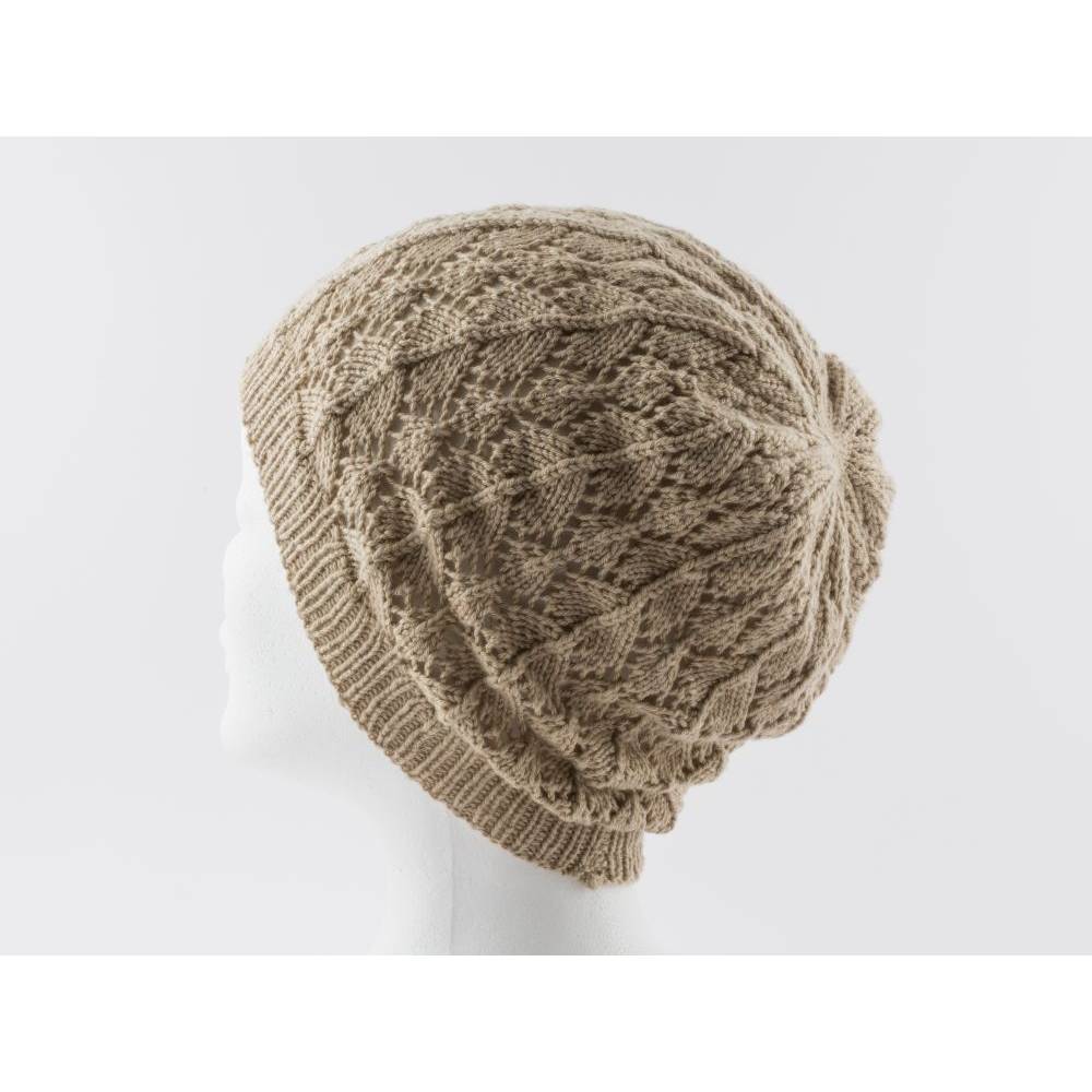 Strickanleitung Mütze mit Lochmuster Leah Hat, Beanie Bild 2