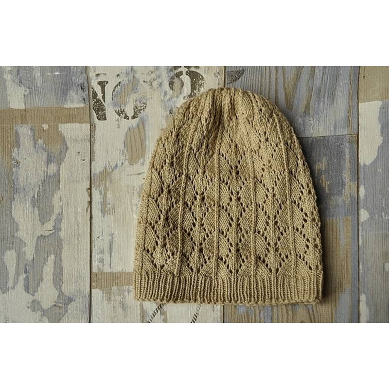 Strickanleitung Mütze mit Lochmuster Leah Hat, Beanie Bild 4