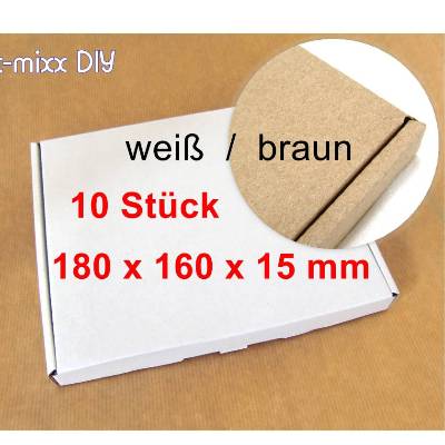 10 Stück Versandkarton WARENPOST International, Großbrief Karton,  19x16,5x2cm, DIN C6, Verpackungsmaterial