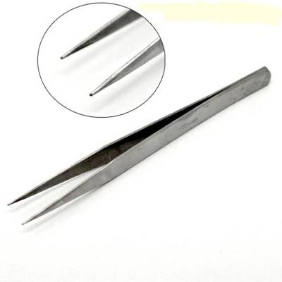 1 Stück / Pinzette / 12.5 cm / silberfarben / G1-0094