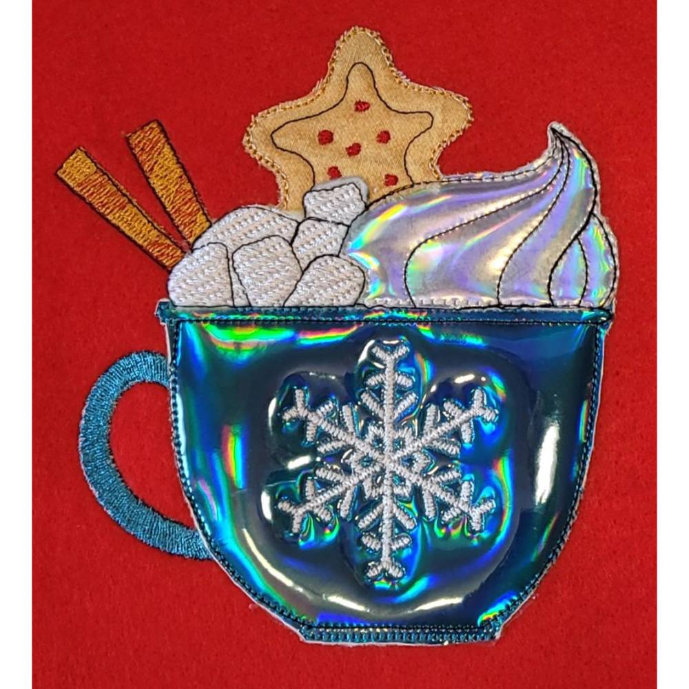 Weihnachtstasse Doodle Megaset 10x10,14x14,13x18,20x20 Bild 1