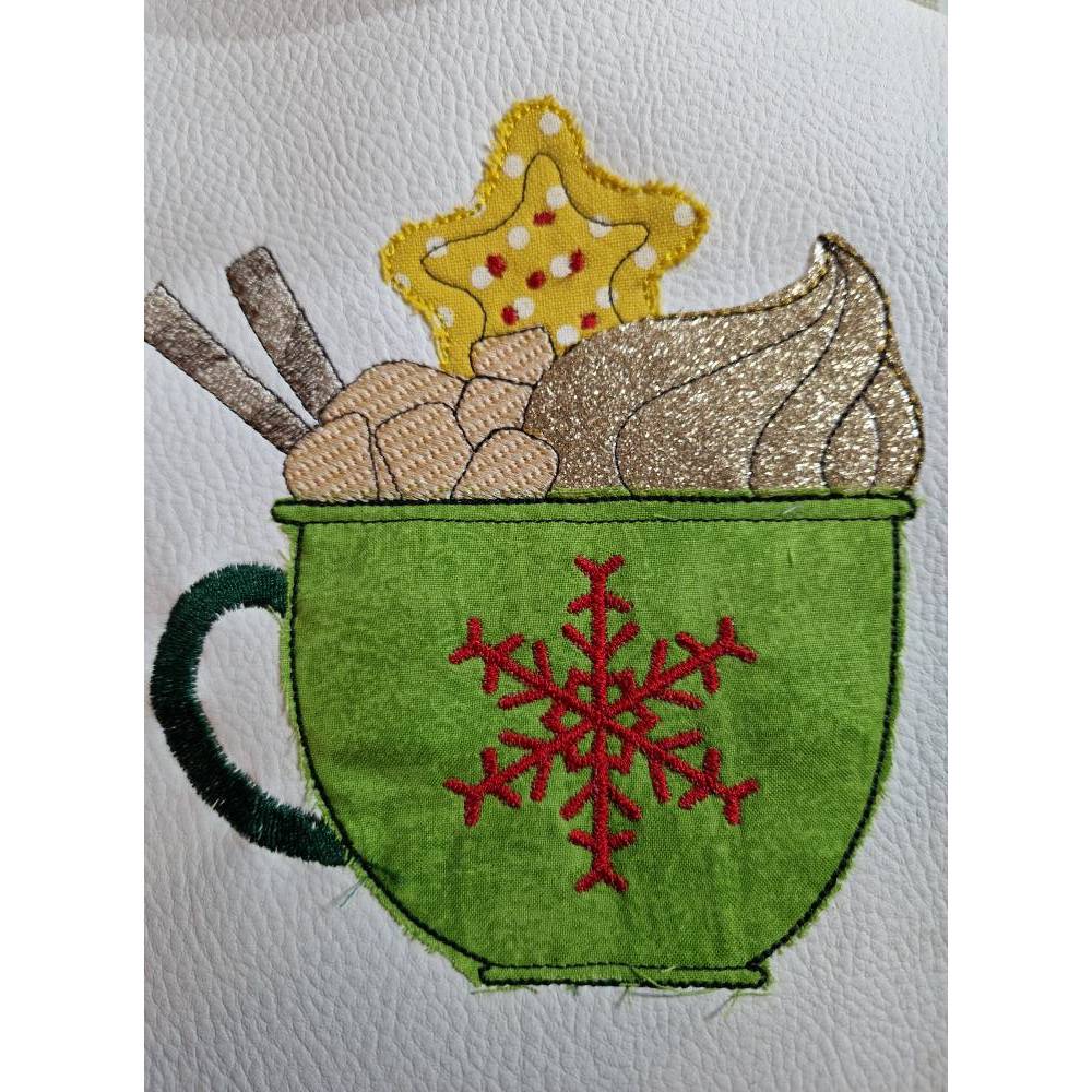 Weihnachtstasse Doodle Megaset 10x10,14x14,13x18,20x20 Bild 4