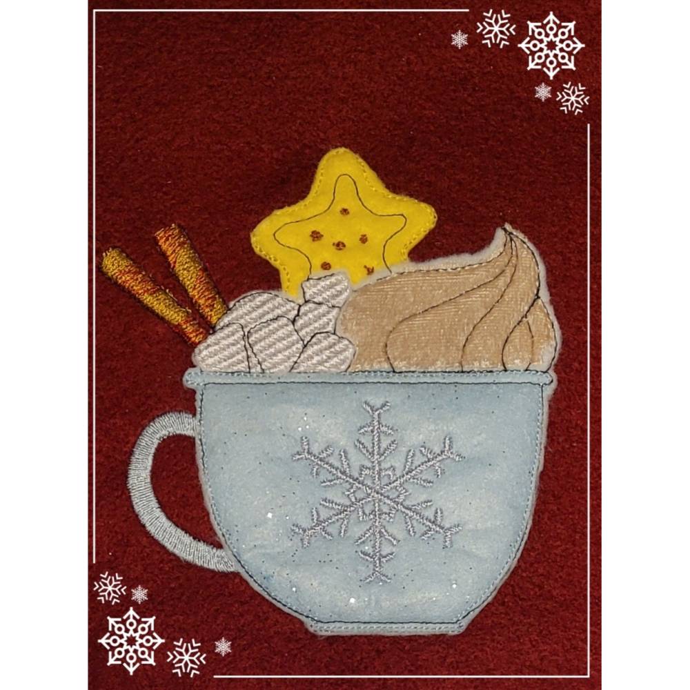 Weihnachtstasse Doodle Megaset 10x10,14x14,13x18,20x20 Bild 5