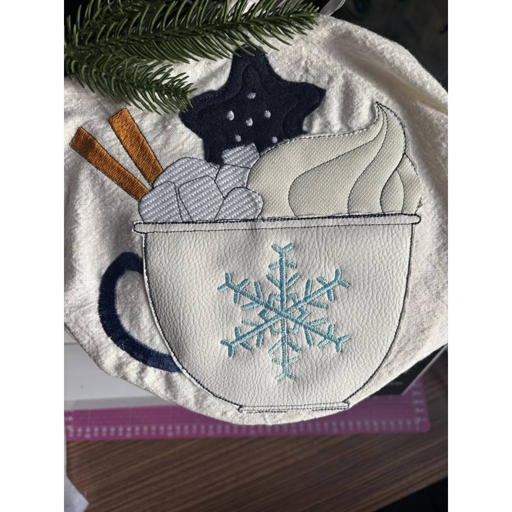 Weihnachtstasse Doodle Megaset 10x10,14x14,13x18,20x20 Bild 6
