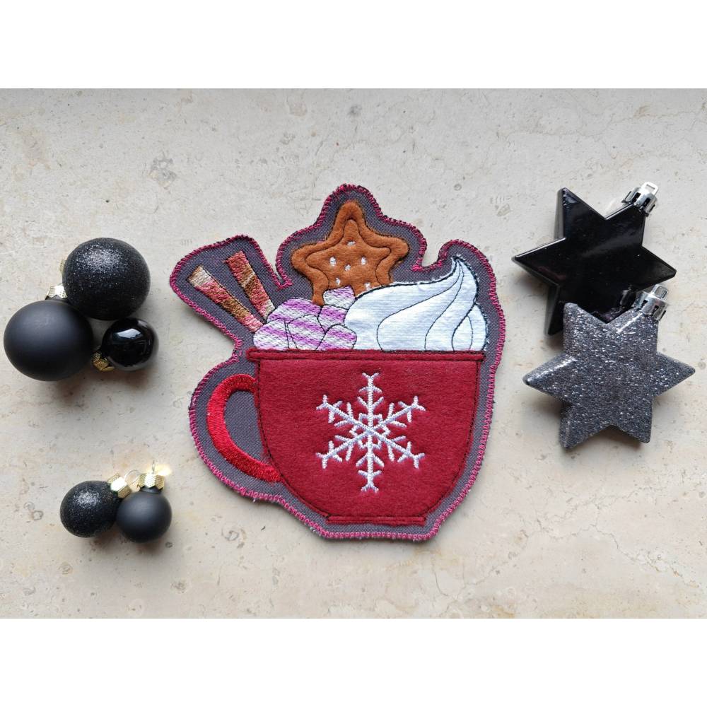 Weihnachtstasse Doodle Megaset 10x10,14x14,13x18,20x20 Bild 7