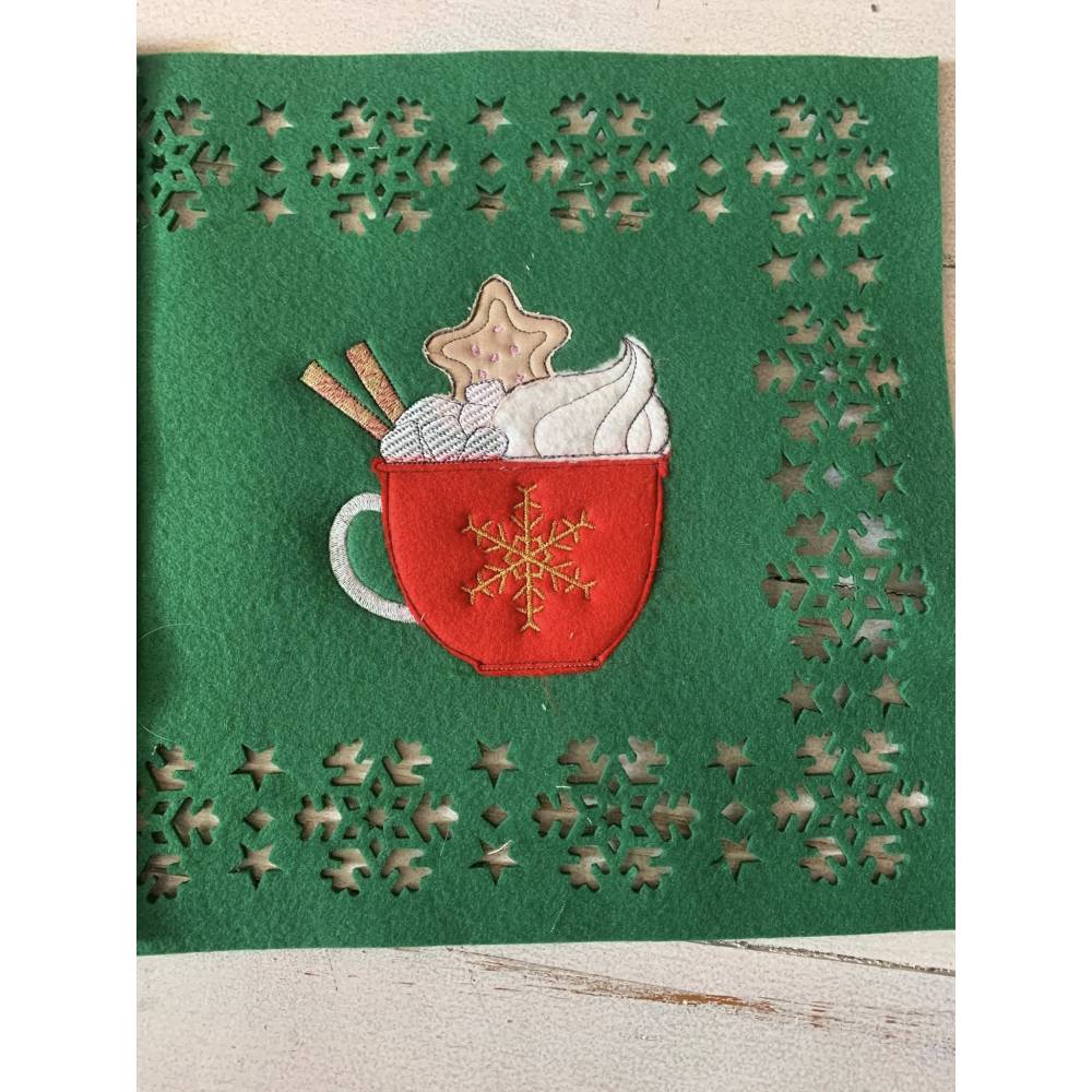 Weihnachtstasse Doodle Megaset 10x10,14x14,13x18,20x20 Bild 8