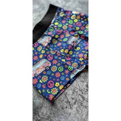 Herren Retroshorts Unterhose für Männer Hippie Bus Peace als besonderes Geschenk