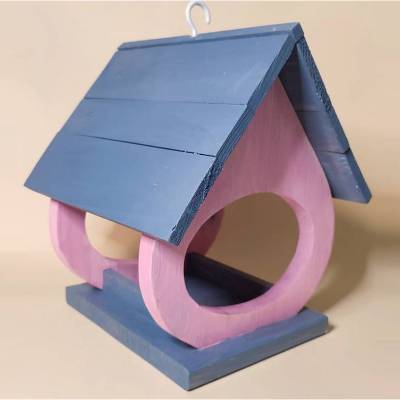 Handmade! Vogelfutterhaus aus Massivholz lackiert, inkl. Versand*