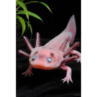 Axolotl rosa – Magisches Unterwasserwesen als hochauflösender Digital-Download