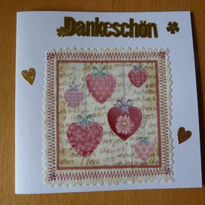 Karte Danke