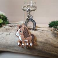 Schlüsselanhänger Pferd aus Silikon – Glücksbringer & Geschenk für Pferdeliebhaber