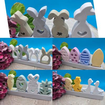 Ostern Steckerchen – Handgemachte Deko in Pastell zum Sammeln & Kombinieren