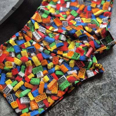 Herren Retroshorts Unterhose für Männer bunte Bausteine als besonderes Geschenk