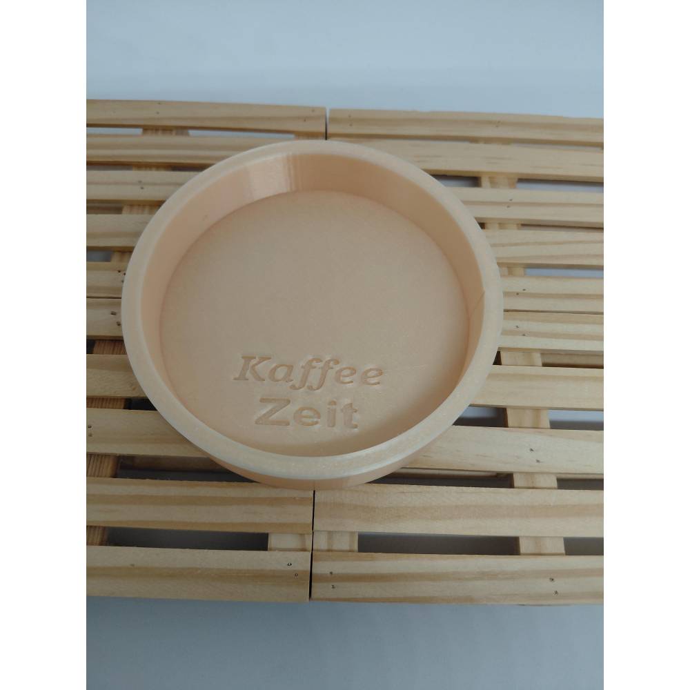 3D-Druck Untersetzer Kaffeezeit – STL-Datei, digitale Datei, kommerzielle Nutzung Bild 3