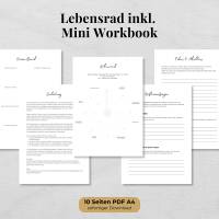 Lebensrad Mini Workbook (PDF) – Klarheit finden & dein Leben bewusst ausrichten