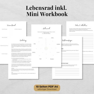 Lebensrad Mini Workbook (PDF) – Klarheit finden & dein Leben bewusst ausrichten