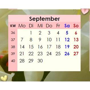 Jahreskalender 2026 auf einen Blick - Rhododendron China PDF – DIN A4 zum Ausdrucken Bild 5