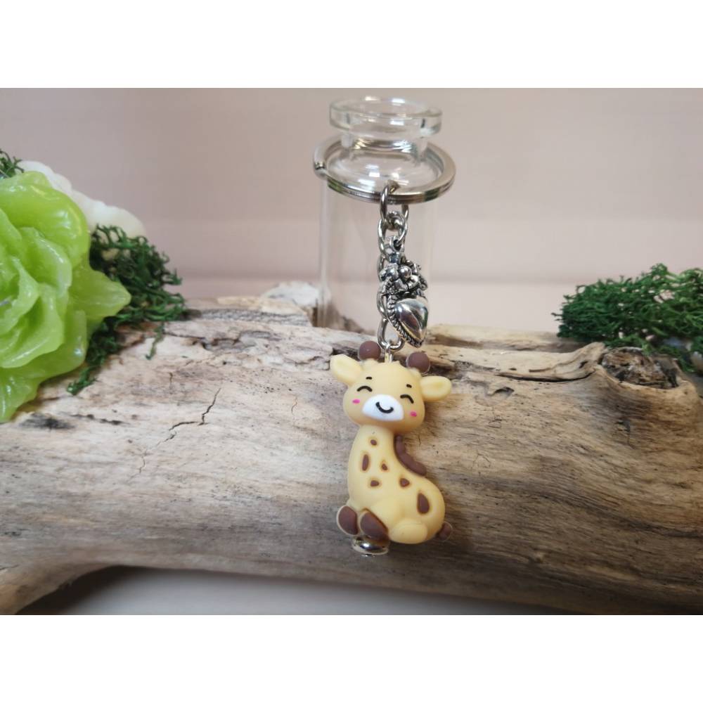 3D Silikon Tiere Schlüsselanhänger – Verschiedene Tierarten als süße Accessoires Bild 2