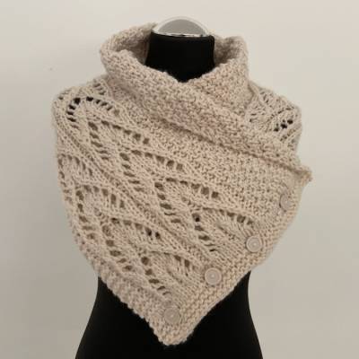 Strickanleitung - Kragenschal "Télen"