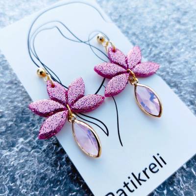 Ohrstecker "Lotusglitzer"