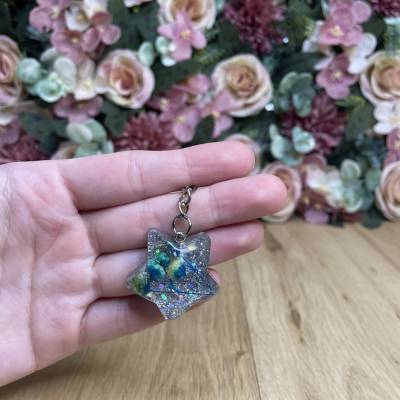 Schlüsselanhänger Stern in 3D