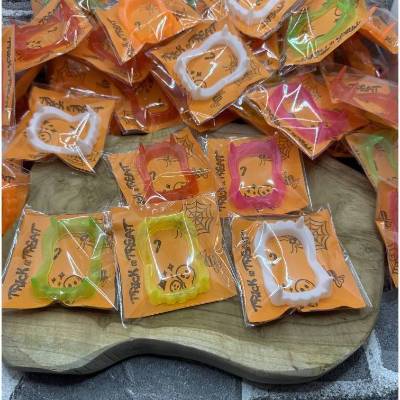 Halloween Mitgebsel | Gebiss | Tischdeko | Mitgebsel | Gastgeschenk