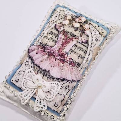 Lavendelkissen Ballett Tanz Noten Tutu Duftkissen Handmade