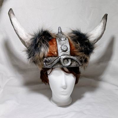 Wikinger Helm, ca.53/54cm Kopfumfang, Verkleidung, Fasching, Karneval, Halloween, Rollenspiel, Maskerade