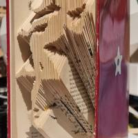 Book Art digitale  Faltanleitung Kusshand-Frau svg pdf