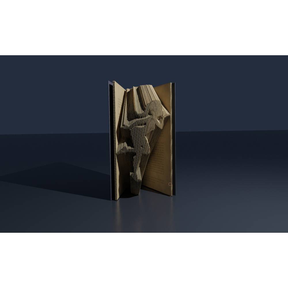 Book Art digitale  Faltanleitung Kusshand-Frau svg pdf Bild 3