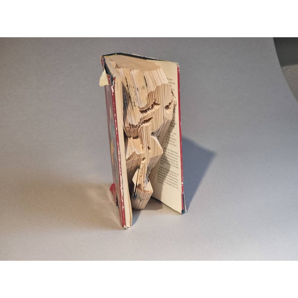 Book Art digitale  Faltanleitung Kusshand-Frau svg pdf Bild 5