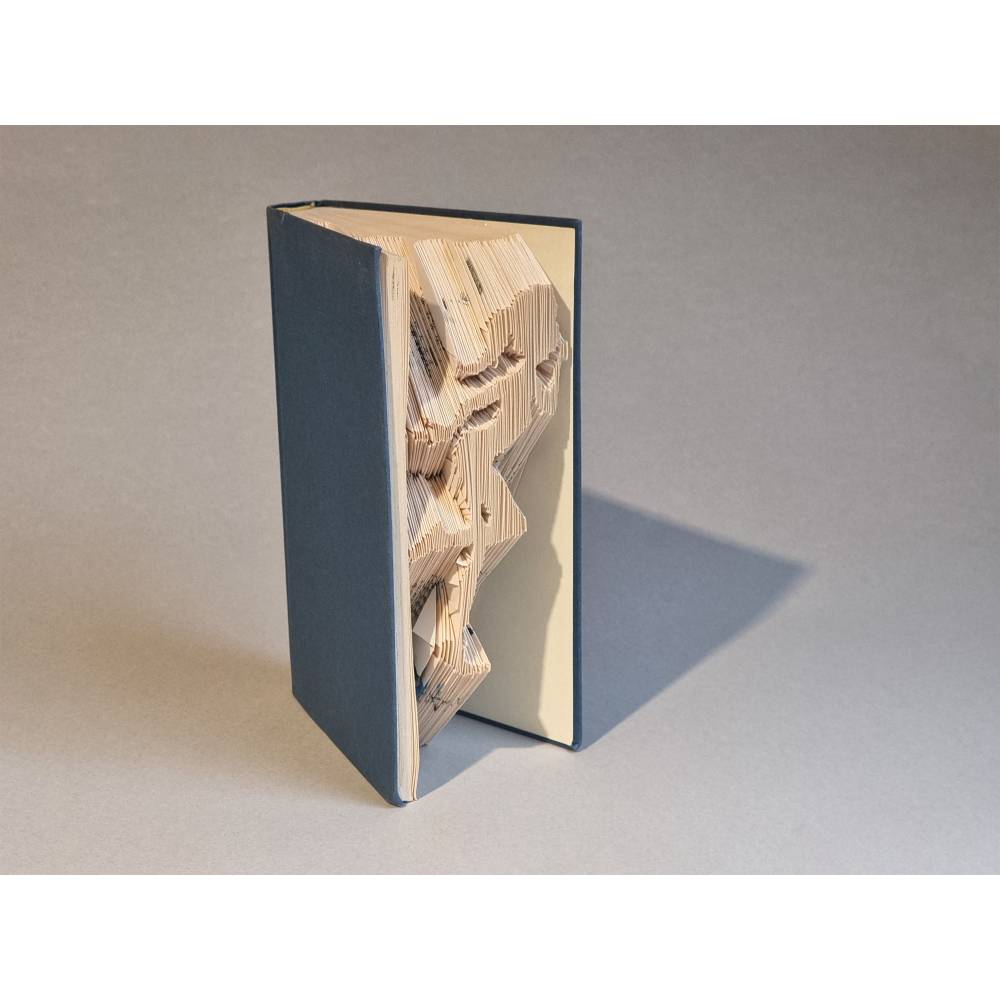 Book Art digitale  Faltanleitung Kusshand-Frau svg pdf Bild 6