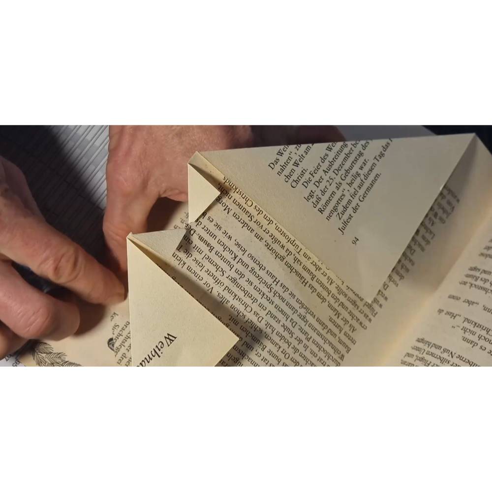 Book Art Faltanleitung Auge digital Buchkunst svg pdf Bild 5