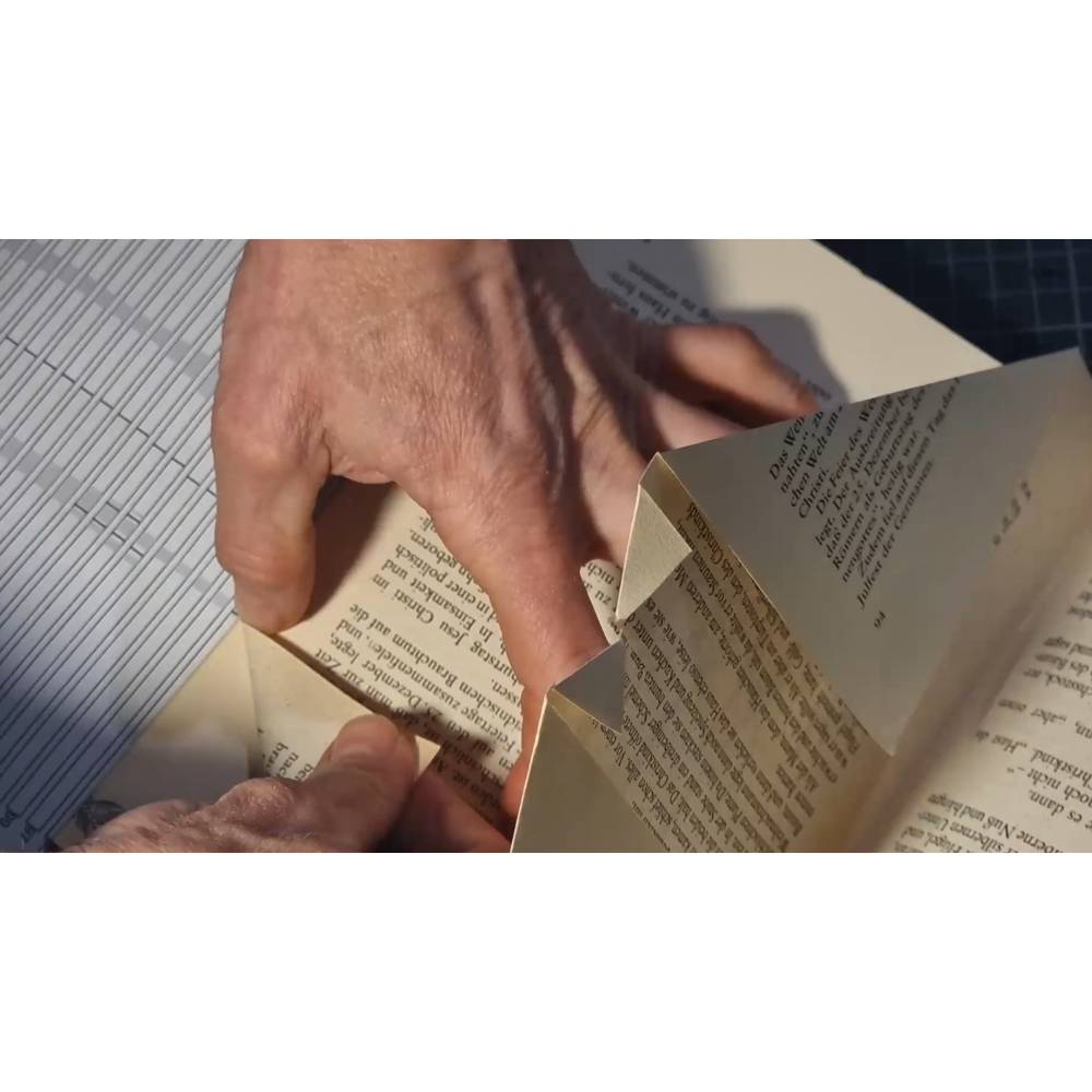 Book Art Faltanleitung Auge digital Buchkunst svg pdf Bild 7