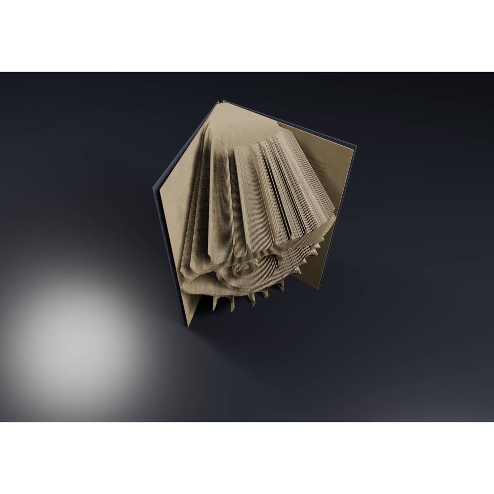 Book Art Faltanleitung Auge digital Buchkunst svg pdf Bild 9