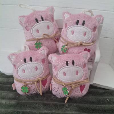 Glücksschweinchen Glücksbringer Anhänger *Glücksschwein*