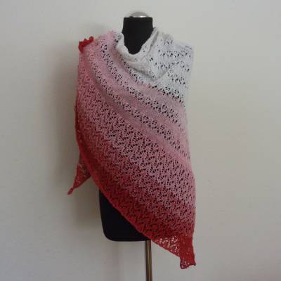 Strickanleitung - Tuch "Fuchsia"