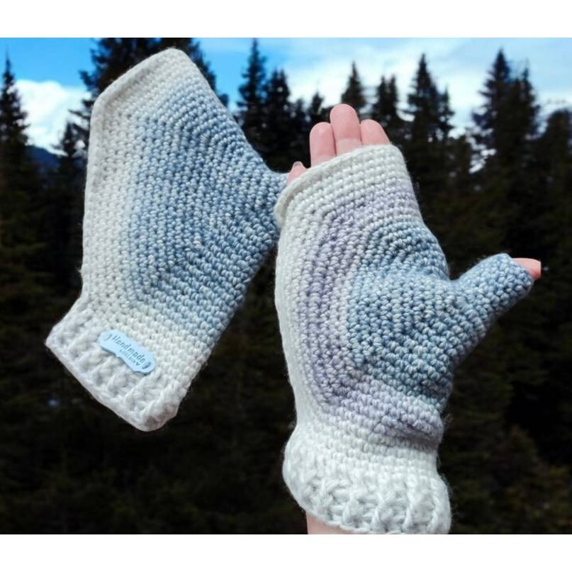 Japanische Handschuhe,gehkelt, Handarbeit