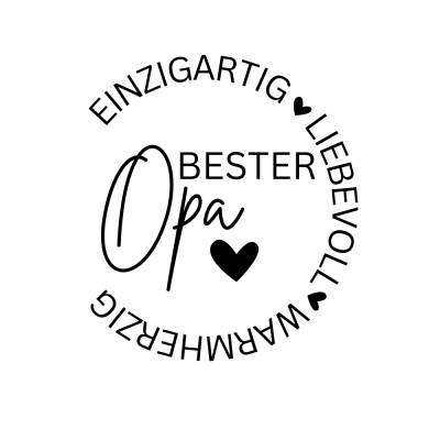 Beste Opa PNG SVG Datei - Download Plotterdatei - Plotter File - Liebe Love - Familie
