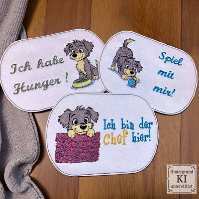Stickdateien WuffisDay inkl. ITH – 36 Shabby-Hundemotive ab 10x10 Rahmen