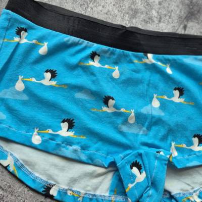 Damen Panty, Hoserl, für Mädels Storch Baby Schwanger  als besonderes Geschenk