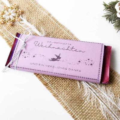 Druckvorlage Frohe Weihnachten Schokolade, Banderole Schokoladentafel PDF, Weihnachtsgruß Mitgebsel, Milka Schokolade PD