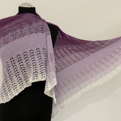 Strickanleitung - Tuch "Purple"
