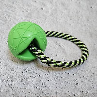Moby Hunde Ball – Unzerstörbares Hundespielzeug mit oder ohne Seil, schwimmfähig & giftstofffrei