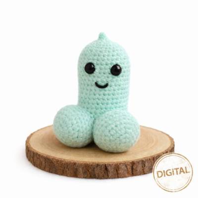 HÄKELANLEITUNG „Der freche Mini-Pimmel“ – Amigurumi Penis | Lustiges Geschenk | Anfängerfreundlich | PDF Download
