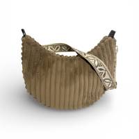 Moonbag, Bananentasche aus Breitcord,  Cord – XXL Rippendesign, Taube
