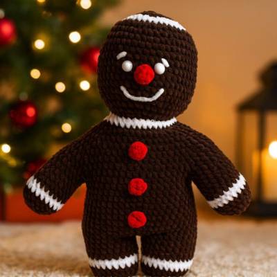 Häkelanleitung - Leo Lebkuchenmann